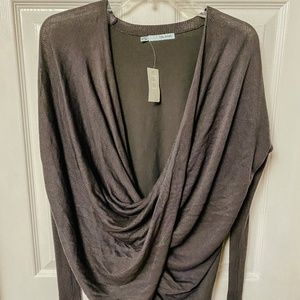 NWT Maurice's Slouchy Sweater- Grey